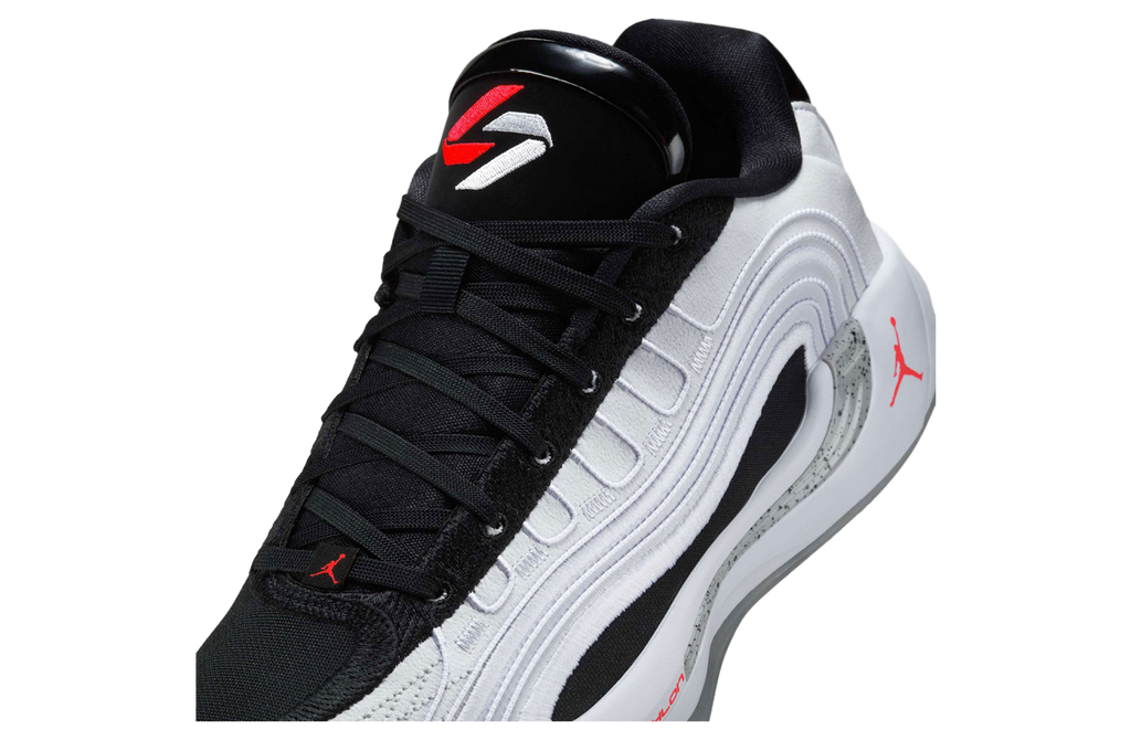 Jordan Luka 4 “Black / Summit White / Bright Crimson”