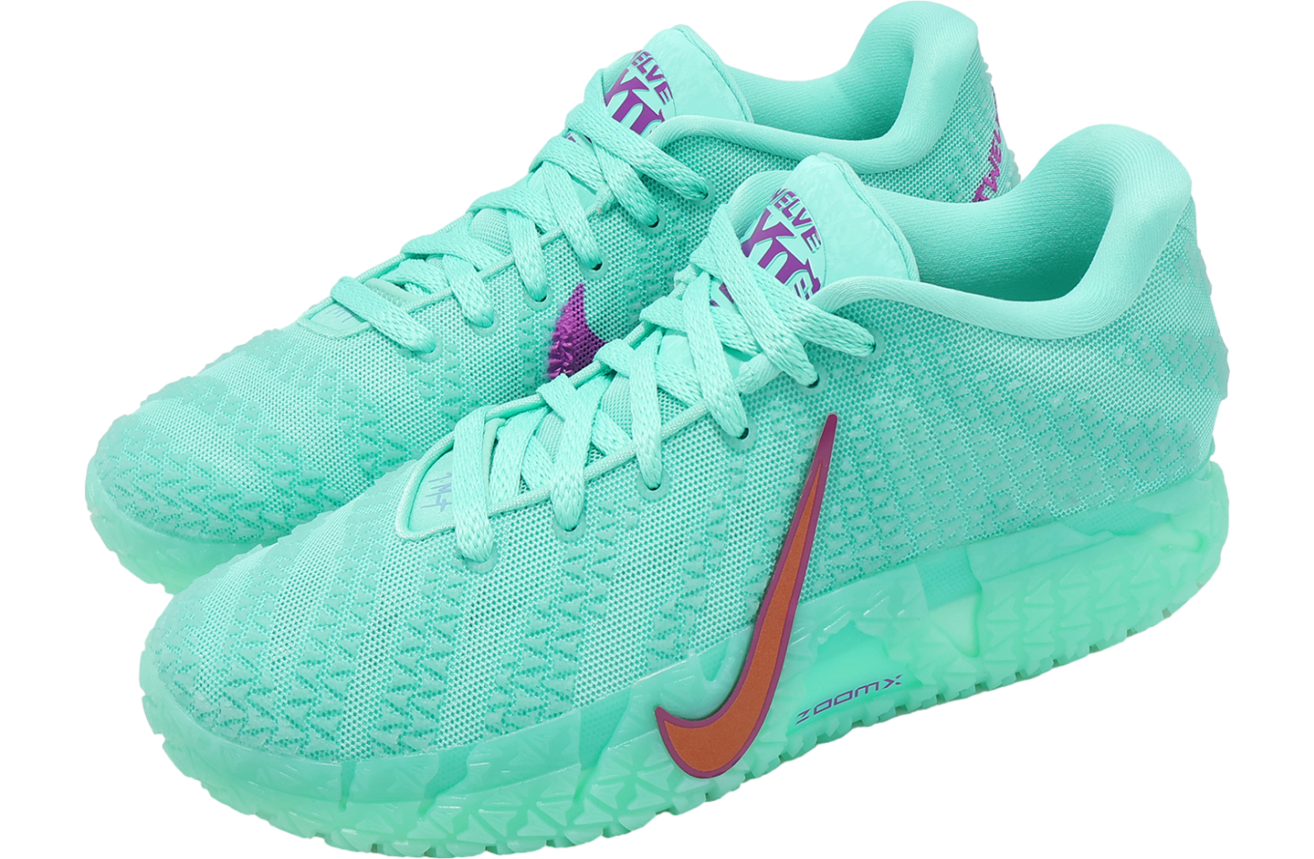 Nike Ja 3 “12 Bleached Turq / Safety Orange”