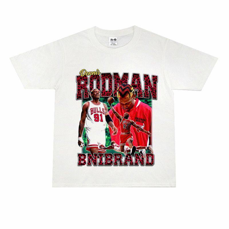 T-Shirts D.Rodman (white pack)