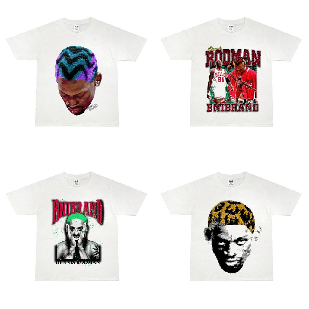 T-Shirts D.Rodman (white pack)