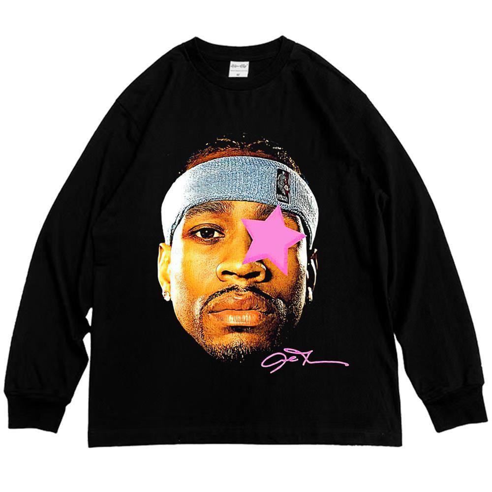 T-Shirts, Longsleeve Print Face (1-st pack)
